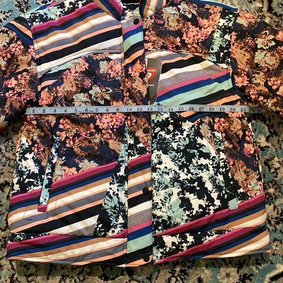 NWT FP Movement Women's Bunny Slope Printed Puffer Jacket Sz. Large Coat - Picture 7 of 11